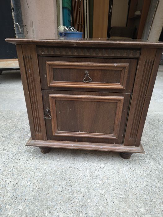 Малък Шкаф - Орех - Vintage