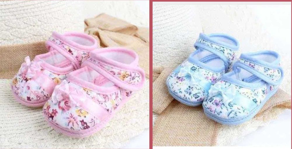 Подарявам НОВИ Бебешки буйки / обувки за бебе - 0-3м