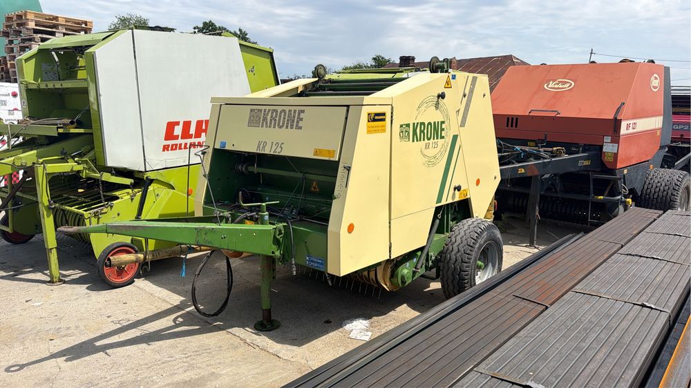 Balotiera,Presa krone Kr 130 baloti rotunzi 120/120 ata si palsa