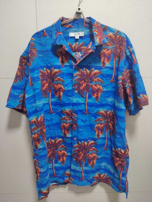 Smog Hawaiian Shirt / L / Рубашка Гавайка.