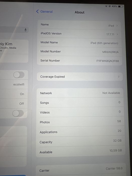 Ipad 6 версия (поддержка sim/pencil)