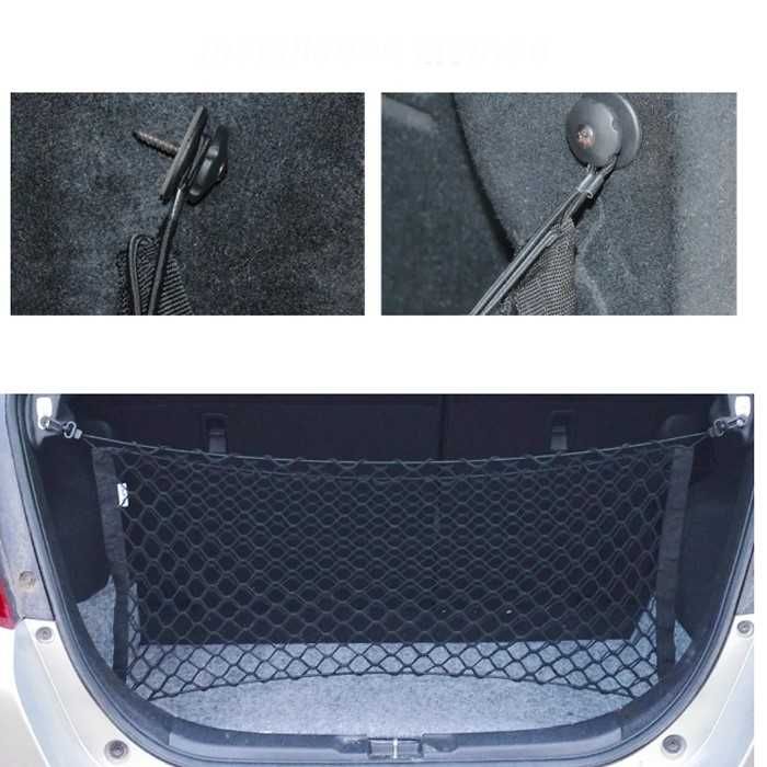 Мрежа за багаж Automat, За МПС, 80 х 80см, Черен