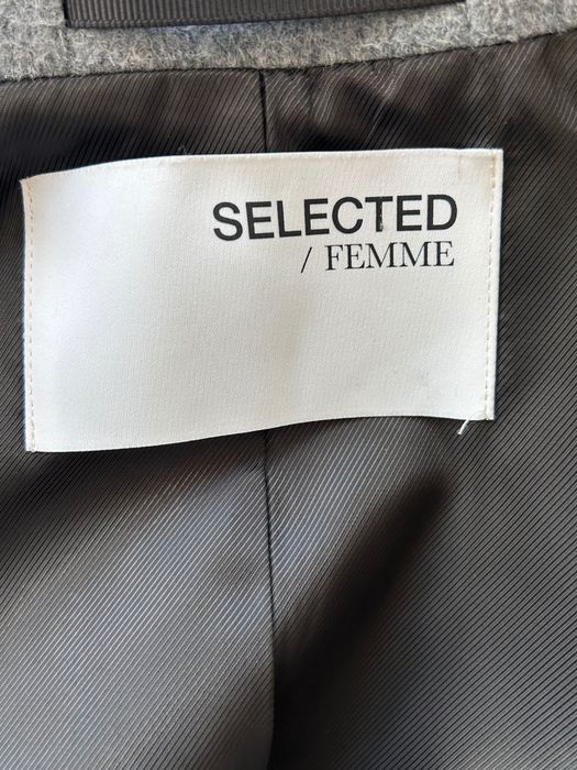 Жестоко кокетно топло вълнено сако Selected femme