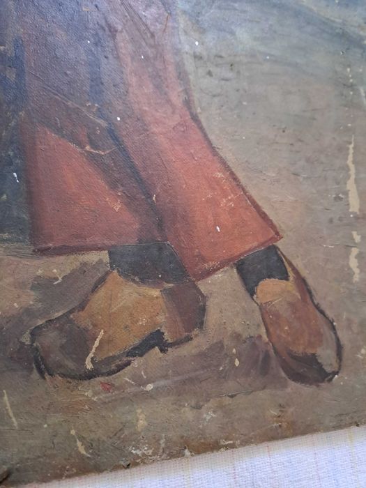 tablou pictura pe pfl 52/40 cm semnat B Stanovici