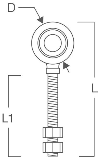 Carucior cu rulment pentru culisare , 24 mm surub