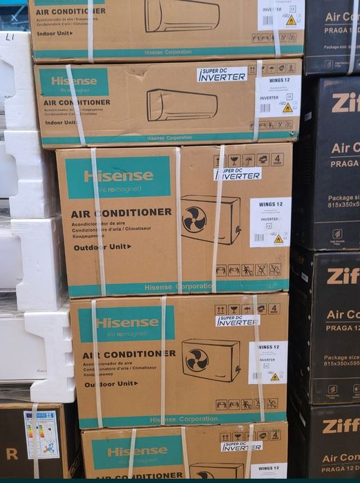 Кондиционер Hisense 12/18/24 inverter Доставка бесплатно
