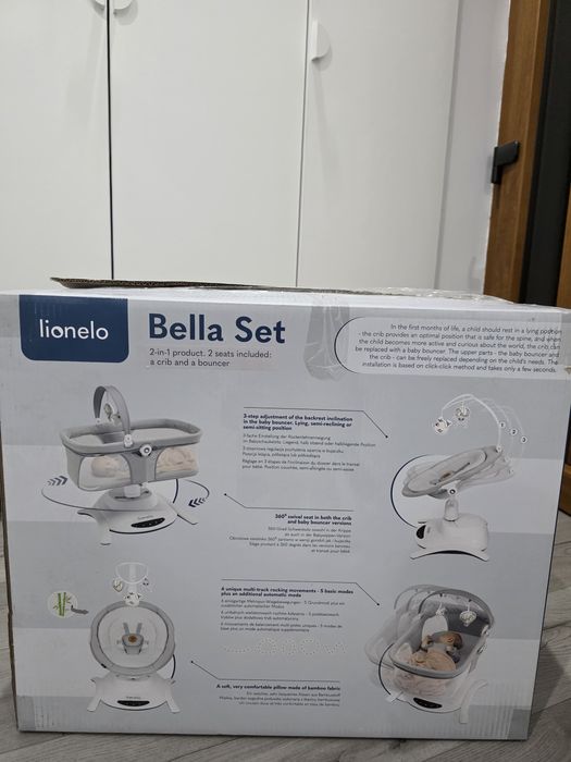 Balansoar 2 in 1 cu landou Lionelo bella