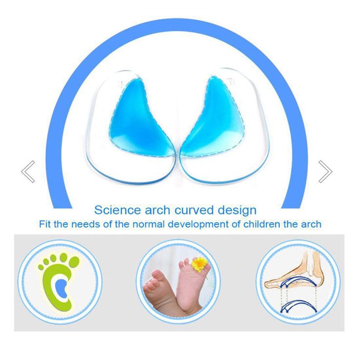 Стельки детские ортопедические Kids гелевые ортопедические стельки