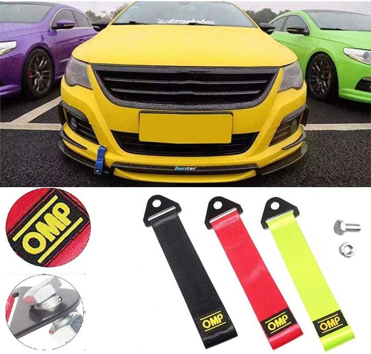 Спортен kолан за теглене на автомобил OMP - 26 см.