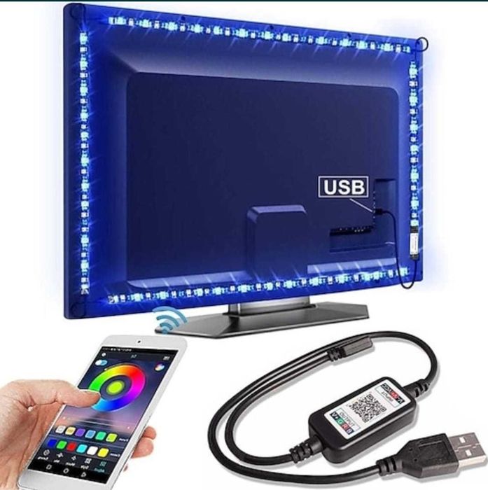 Banda Led TV Banda Led USB RGB Banda Led 5V Banda Led Bluetooth RGB