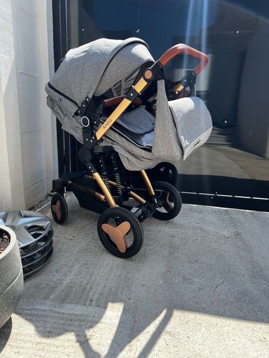 Carucior Coccolle Ambra Gri – 2 în 1 (landou + sport)
