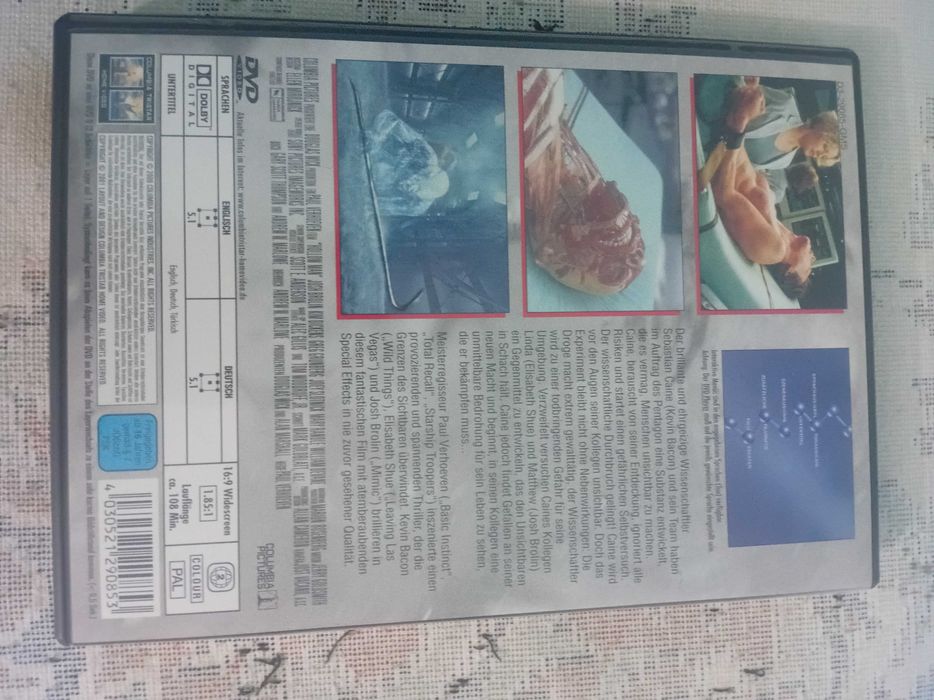Film Hollow Man, DVD