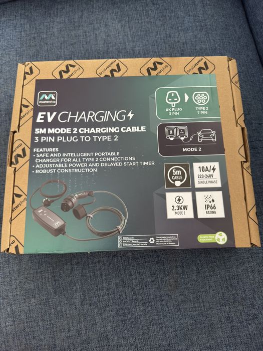 Încărcător portabil pentru mașini electrice Type 2  nou sigilat,