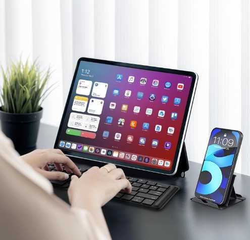 Сгъваема клавиатура OMOTON KB567, акумулаторна безжична Bluetooth