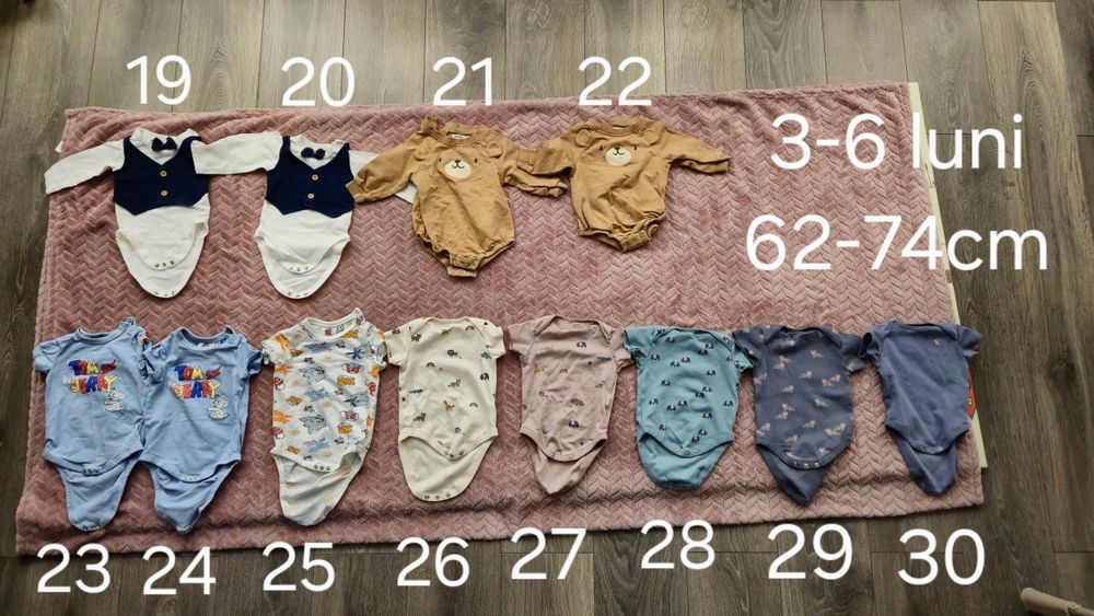 Haine bebelusi 0-6 luni noi și second-hand din Anglia