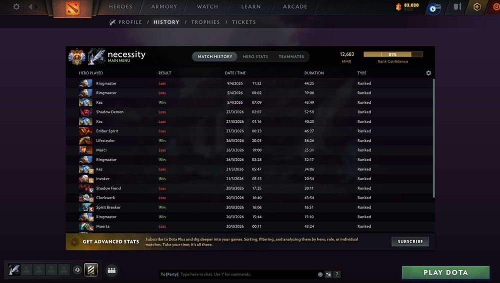 Аккаунт дота2 12700