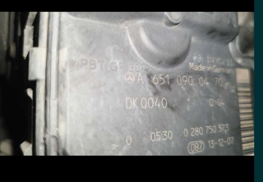 Дроселова клапа MERCEDES W204 W207 W212 ОМ651