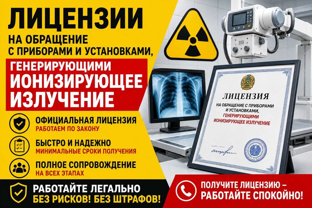 лицензия на обращение с приборами генерирующими ионизирующее излучение