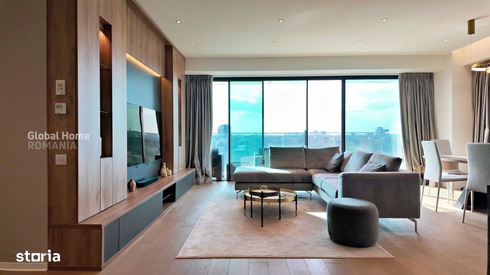 One Mircea Eliade - Floreasca | 4 Rooms + Terrace Open View | Lemon De