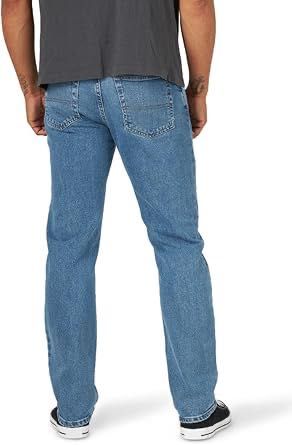 BLUGI Jean Wrangler Authentics man,talie regulată, 38/30,albastru,noi