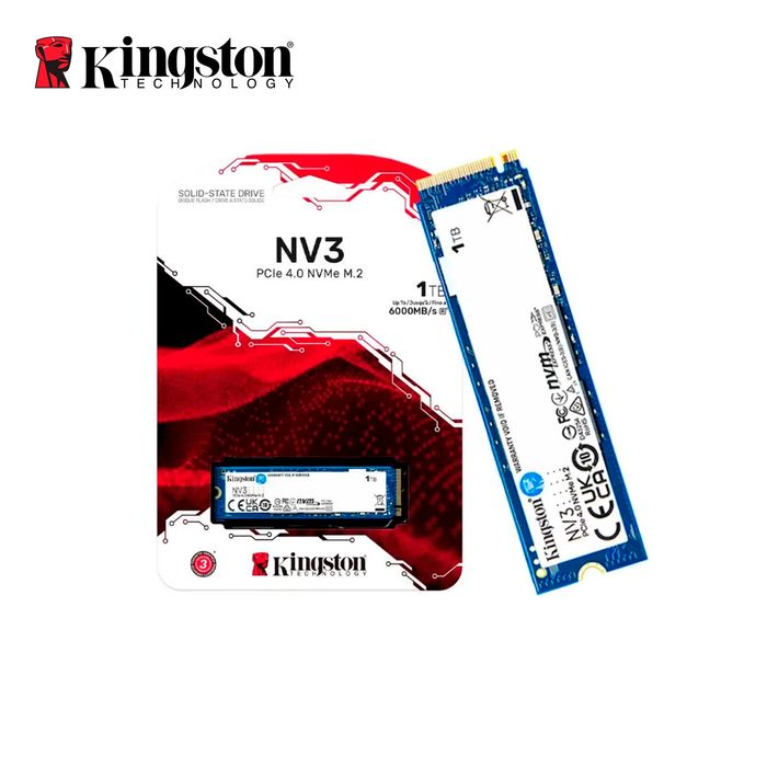 SSD NVMe M2 Kingston NV3, 1TB, 2TB