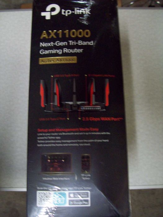 TP-Link AX11000 Gaming Router Wi-Fi 6 (Archer AX11000) – Нов, неразопакован