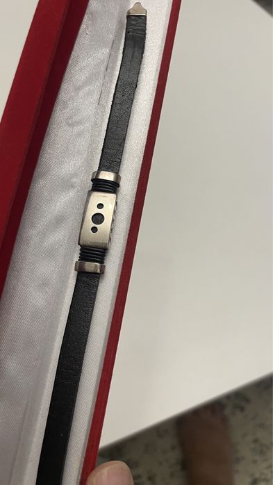 мъжка сребърна гривна