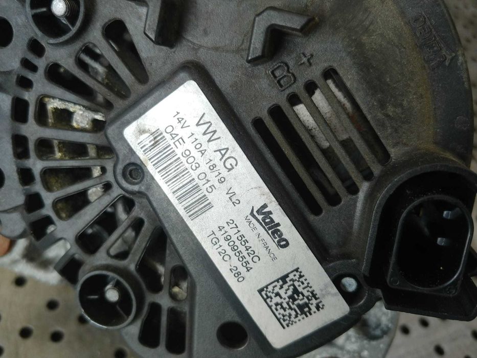 alternator 1.5tsi dad vw t-roc  golf 7 skoda octavia 3 audi a3 8v  04e903015