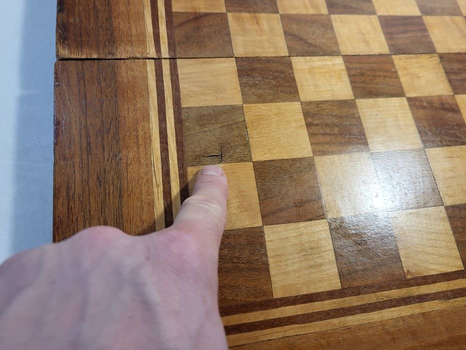 #1 Дървен шах и табла