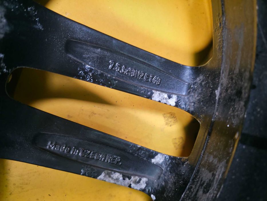 2 Jante Aliaj 5x112 18'' 7.5J ET 49 OEM VW Golf 7 GTD COD 5G0601025A0