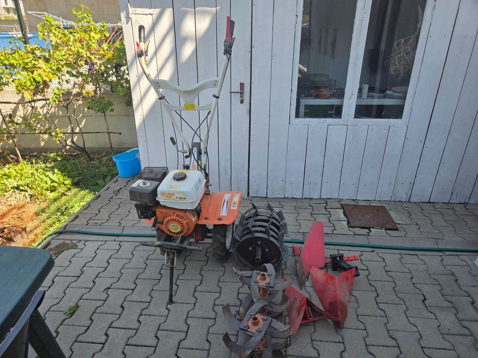 Motosăpătoarea profesională RURIS, dotată cu motor General Engine de 7,5 CP