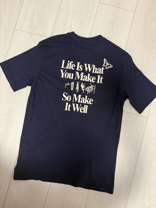 Тъмносиня тениска H&M (Butterfly Design)