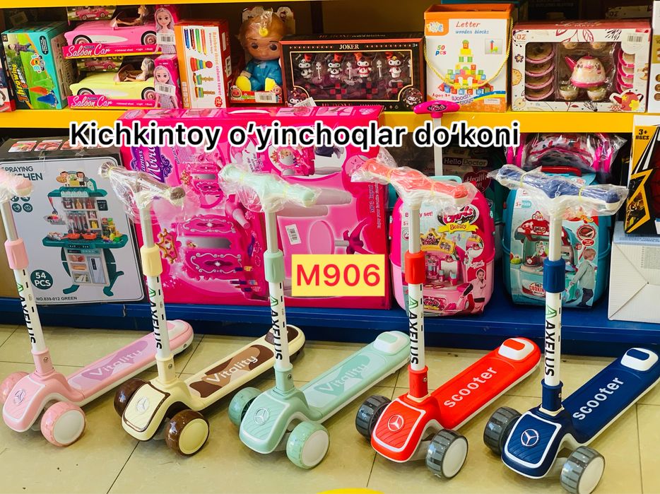 Детская машина  Детский толокар Bolalar Samokat kichkintoy magazin