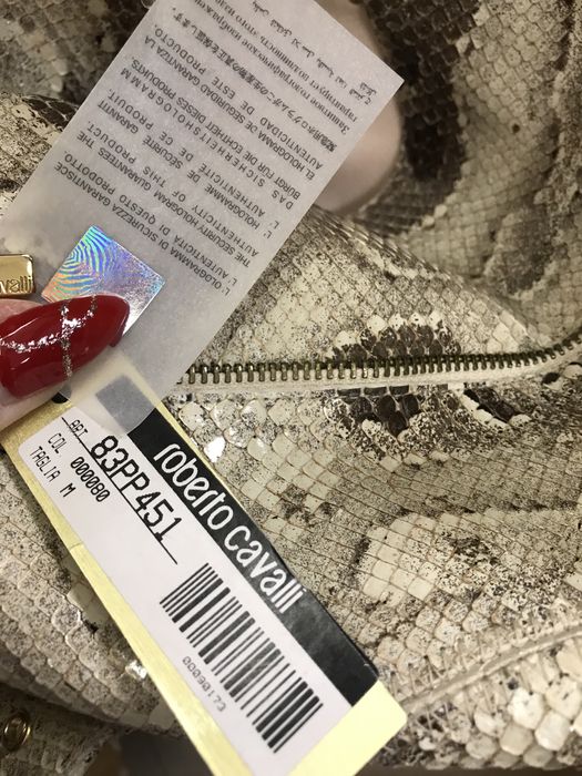 Roberto Cavalli Real Python jacket ОРИГИНАЛНО питон6800euro