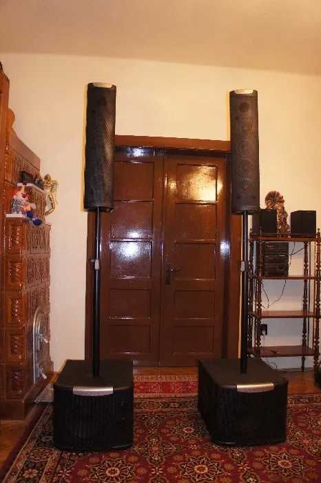 Sistem de boxe PA activ cu bluetooth, DAWN Pro Audio T100 System