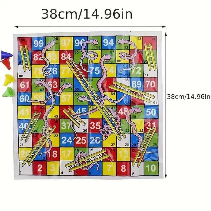 Семейна настолна игра "Змии и Стълби"