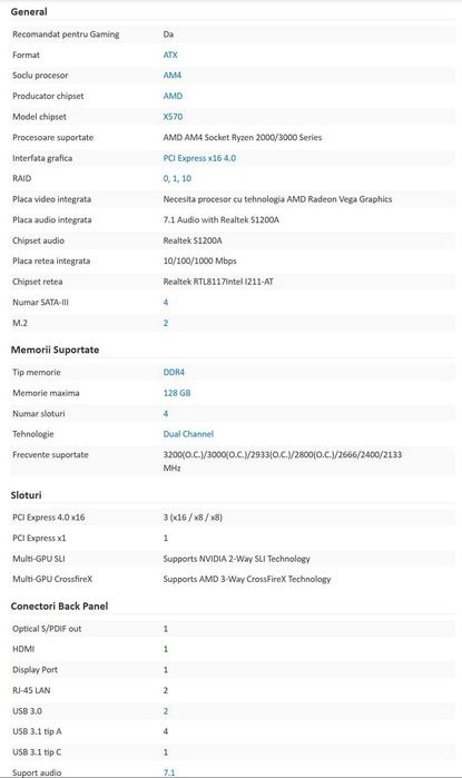 Placa de Baza Asus PRO WS X570-ACE (socket AM4) FULL BOX