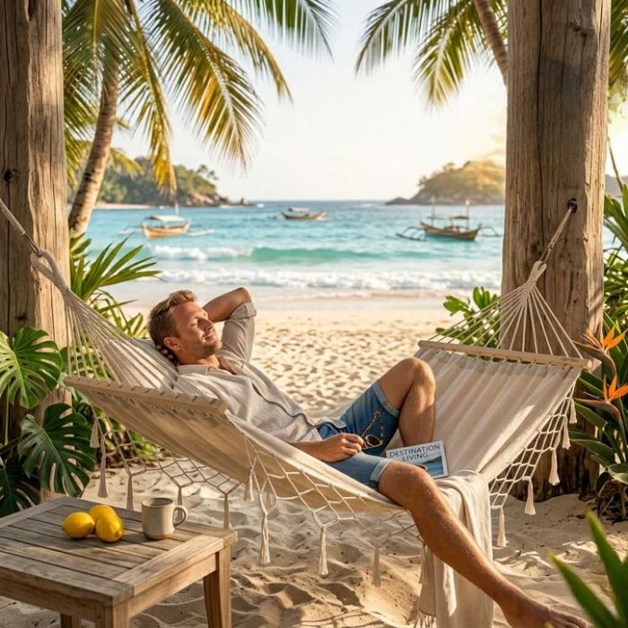 Хамак с ресни в Бохо стил