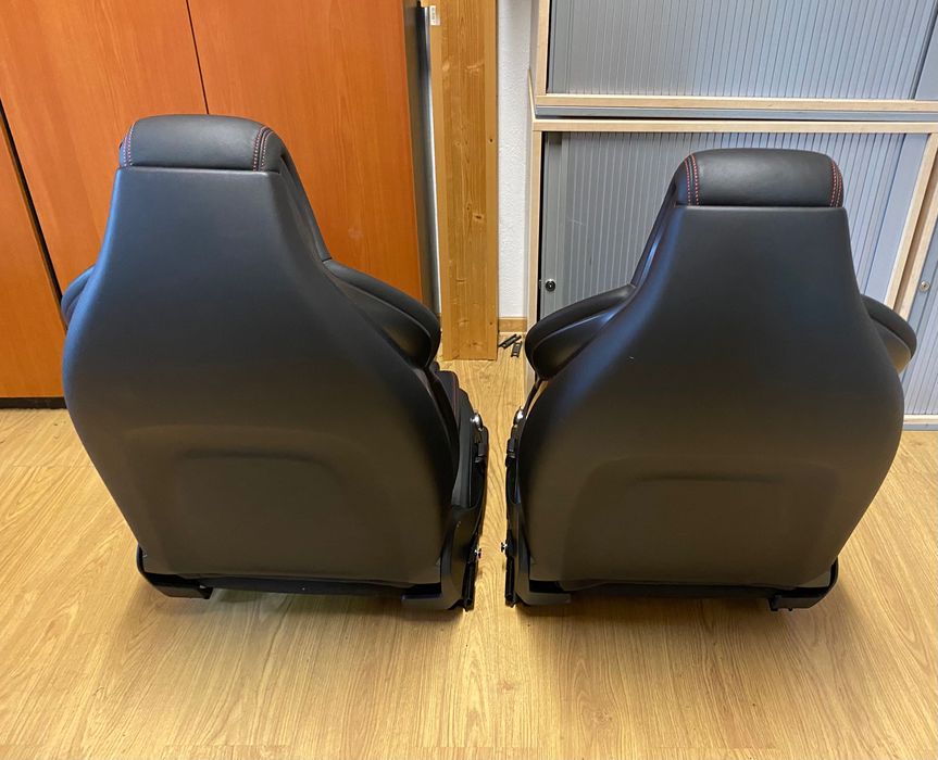 Interior Audi RS5 RS4 S5 S4 A5 A4 B9 8W full piele RS logo Scaune fata