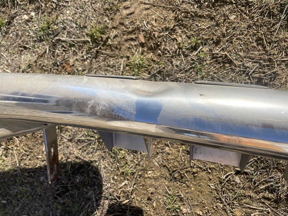 Защита бампера ланкрузер 200