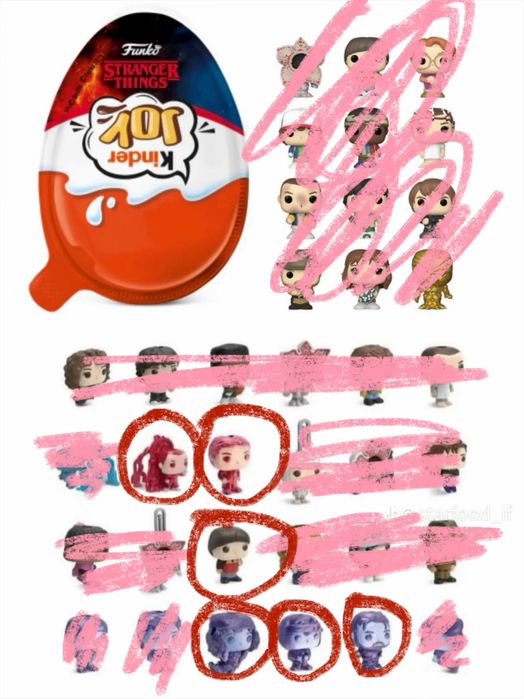 Фигурки из сериала очень странные дела ОСД