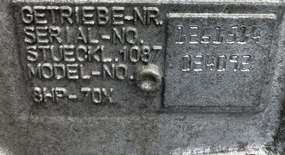 Cutie automata 8HP70X BMW X3 F25, X4 F26, Seria 3 4 F30 F31 F32 F33