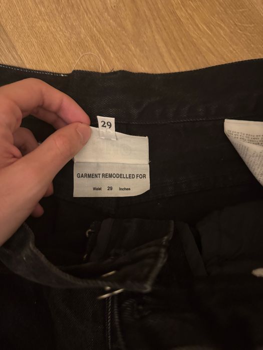 blugi maison margiela mm6 crease denim