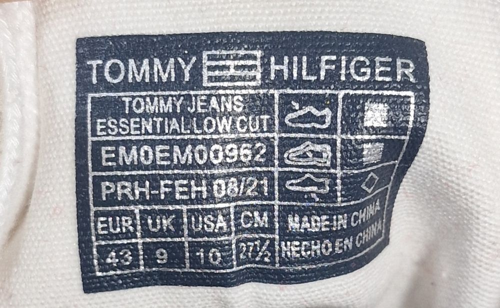 Гуменки/кецове TOMMY JEANS