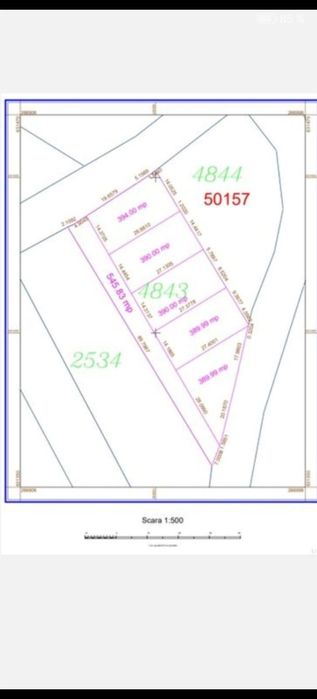 Vând teren în Biharia 2500 mp cu posibilitate de parcelare Intravilan