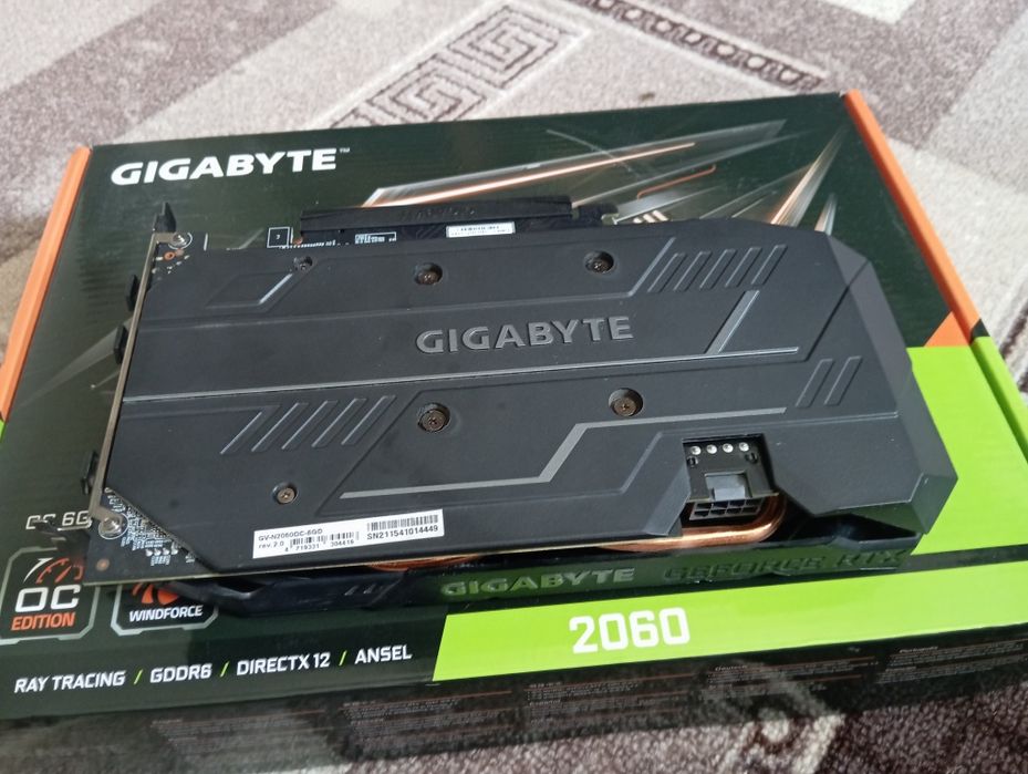 Видеокарта GIGABYTE RTX 2060 6Gb