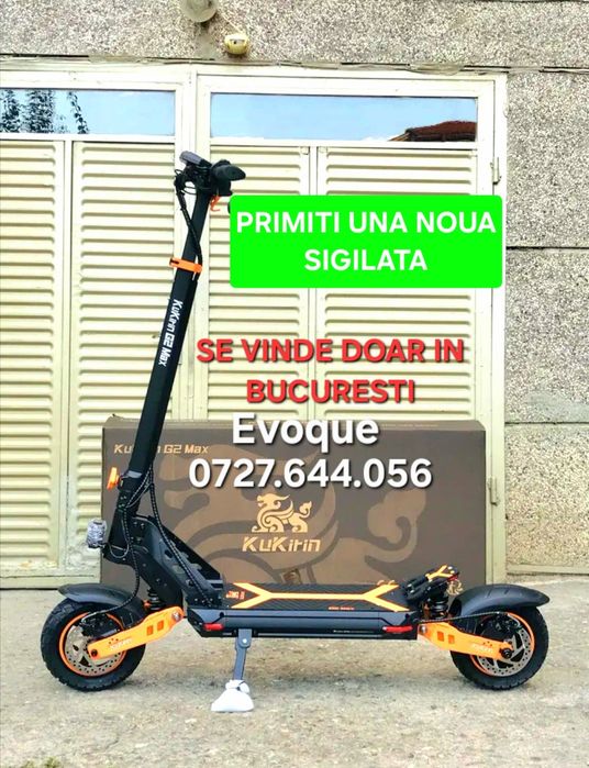 Kukirin G2  MAX  Trotineta electrica cu autonomie mare NOUA ZERO KM