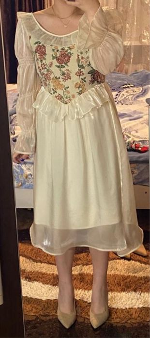 Нежное романтичное платье в винтажном стиле