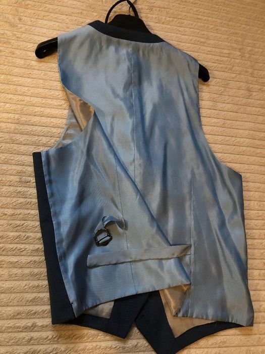 Costum Bărbați DKNY 3 Piese (Lână 70%), Slim Fit, Impecabil