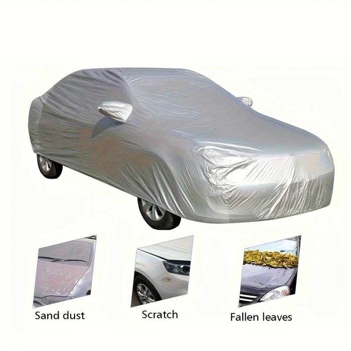 Prelata husa auto XXL Jeep Suv 580x175x120cm Peva impermeabila Protejeaza impotriva soarelui, ploii, grindinei, prafului zapezii.